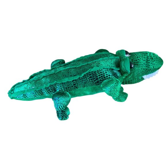Peek A Boo Plush Stuffed Animal Doll Toy Green Alligator Crocodile 16.5 in Lengt - Picture 5 of 6